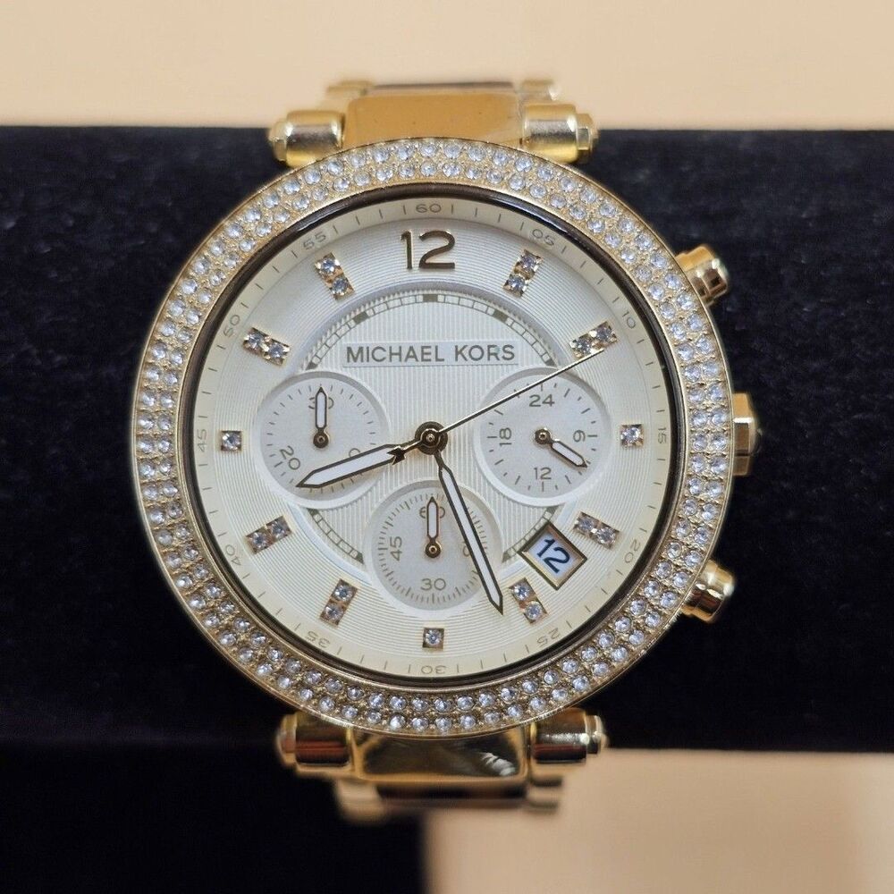 Michael Kors Parker MK5688 Women's Watch Gold Stainless Steel Chronograph Quartz